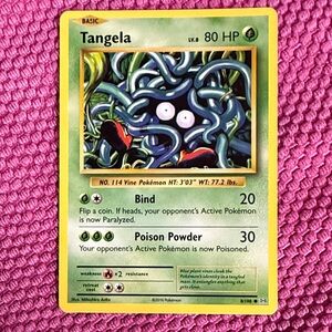 Pokemon Tangela Card - Evolutions